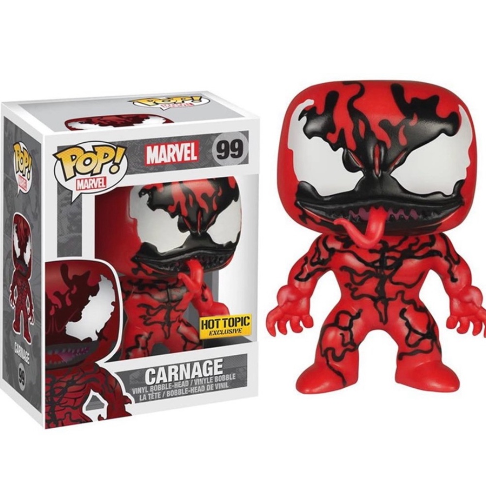 FUNKO POP! Marvel‎ #99 Carnage Hot Topic Exclusive New In Box.